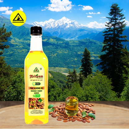 ALMONDS OIL | BADAM ROGAN | BADAM KA TEL | ROGHAN-E-BADAM | 100% PURE COLD PRESS OIL | EXTRACT FROM HIGH QUALITY ALMONDS | WOOD PRESSED OIL |