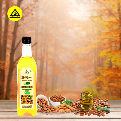 ALMONDS OIL | BADAM ROGAN | BADAM KA TEL | ROGHAN-E-BADAM | 100% PURE COLD PRESS OIL | EXTRACT FROM HIGH QUALITY ALMONDS | WOOD PRESSED OIL |