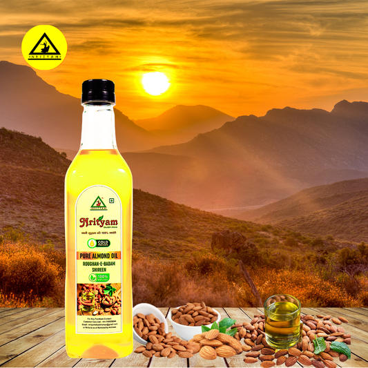 ALMONDS OIL | BADAM ROGAN | BADAM KA TEL | ROGHAN-E-BADAM | 100% PURE COLD PRESS OIL | EXTRACT FROM HIGH QUALITY ALMONDS | WOOD PRESSED OIL |