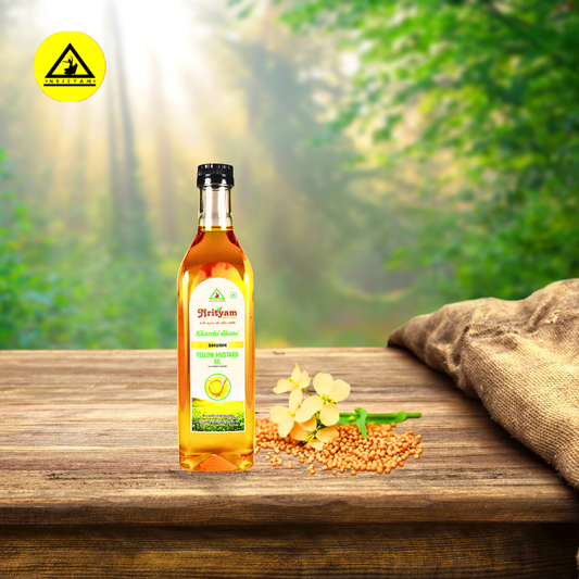 YELLOW MUSTARD OIL | 100% PURE COLDPRESS OIL | EXTRACT FROM PURE MUSTARD SEEDS |