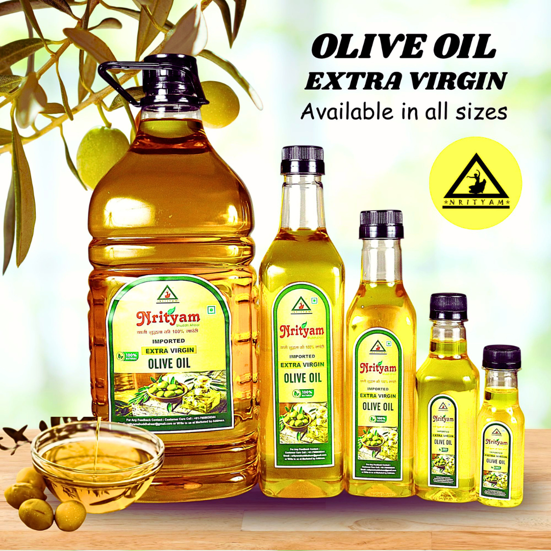EXTRA VIRGIN OLIVE OIL | 100% PURE | IMPORTED & NATURAL |
